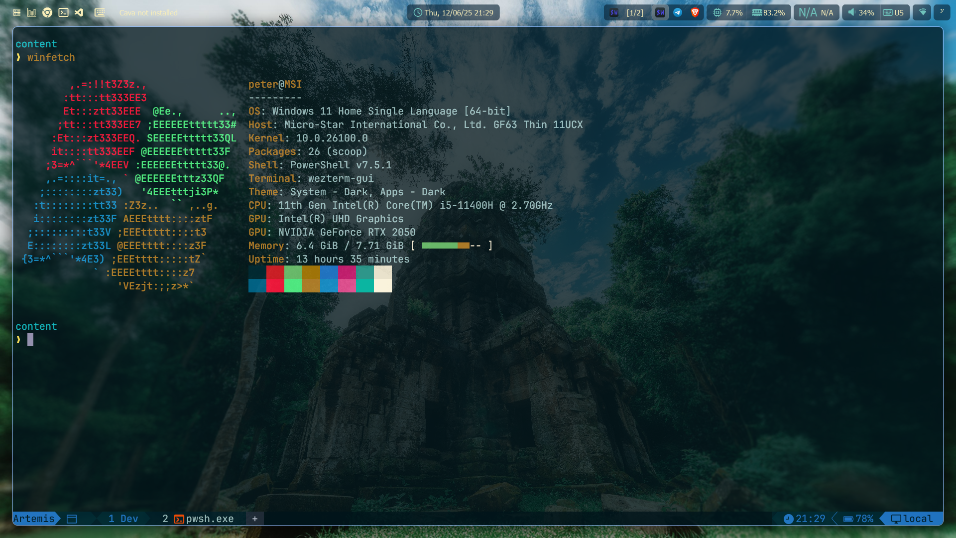 setup image